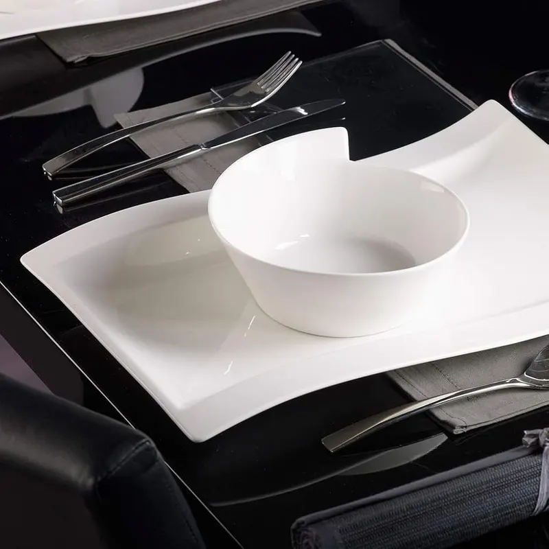 Villeroy & Boch New Wave Gourmet Plate – Elegant gourmet plate in modern design for serving