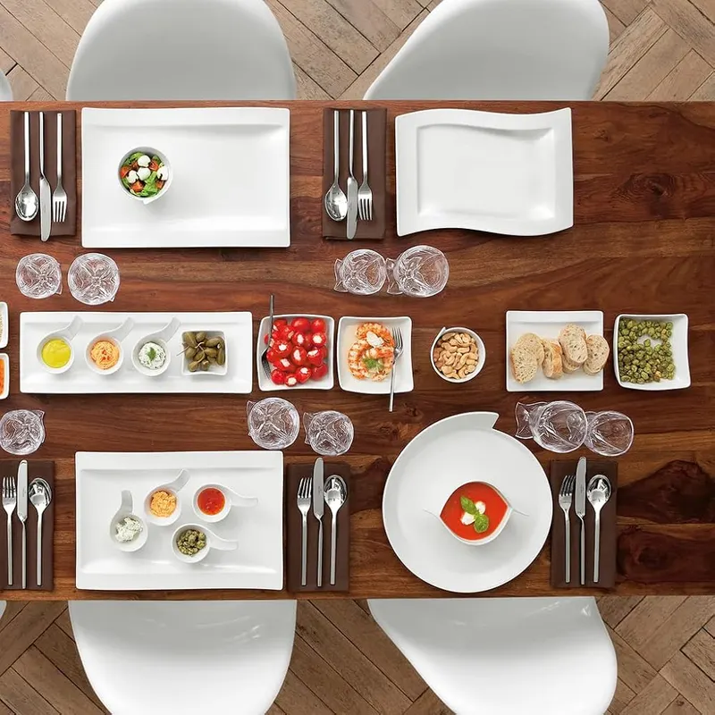 Villeroy & Boch New Wave Gourmet Plate – Thanks to its ergonomic shape, It is also