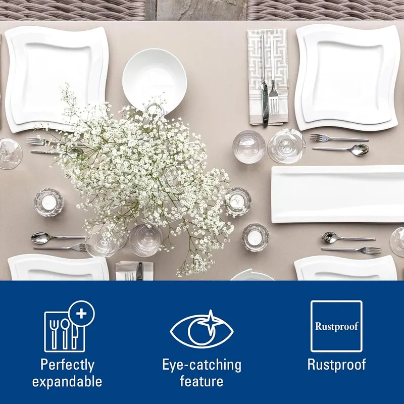 Villeroy & Boch NewWave Collection 20-Piece Flatware Set – Premium Material