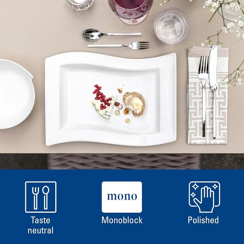 Villeroy & Boch NewWave Collection 20-Piece Flatware Set – Elegant Place Setting