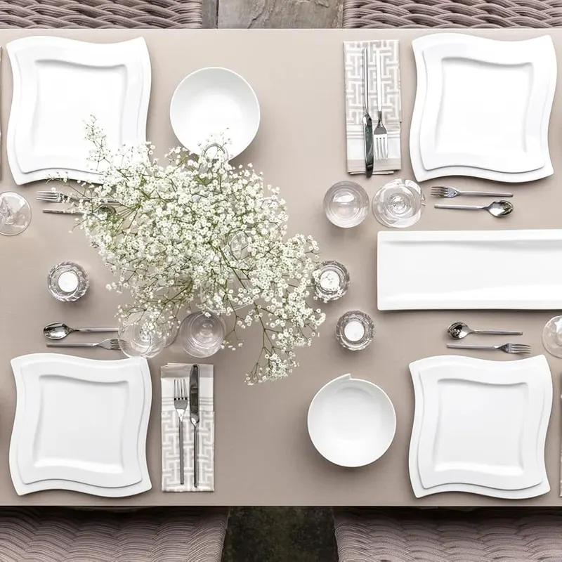 Villeroy & Boch NewWave Collection 20-Piece Flatware Set – Dishwasher Safe