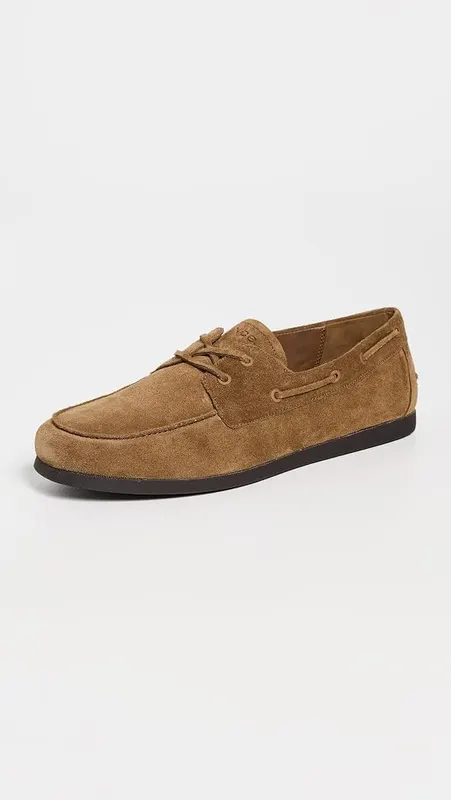Vince Men’s Marin Loafers – Removable foam insoles, Suede leather