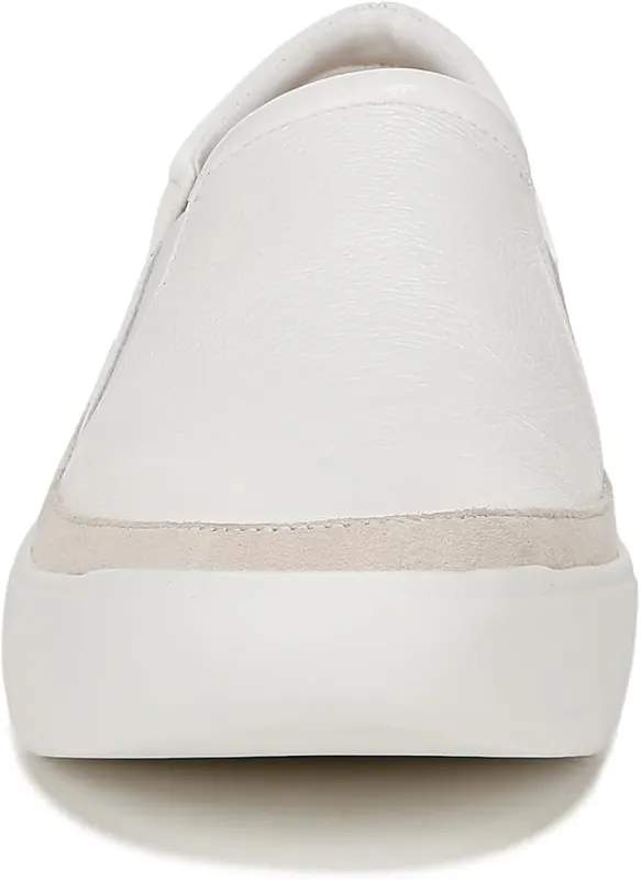 Vionic Womens Kearny Sneaker White Leather 9 – Slip on sneaker with premium upper materials