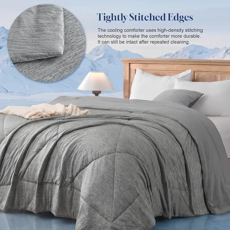 VK·LIVING Cooling Comforter King Size 90″x108″ – Use as comforter or throw