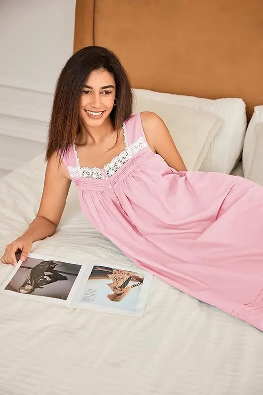 VKNOUST 100% Cotton Nightgowns – product photo 3 of 5