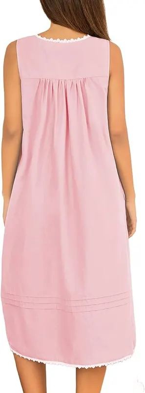 VKNOUST 100% Cotton Nightgowns – product photo 4 of 5