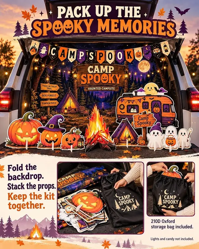 Vnivxte Halloween Trunk or Treat Decorations Kit – product photo 9 of 9
