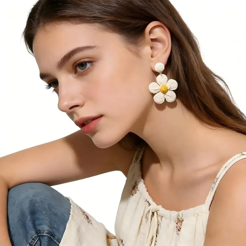 Vogueknock Rattan Earrings – Super lightweight rattan earrings speak Summertime