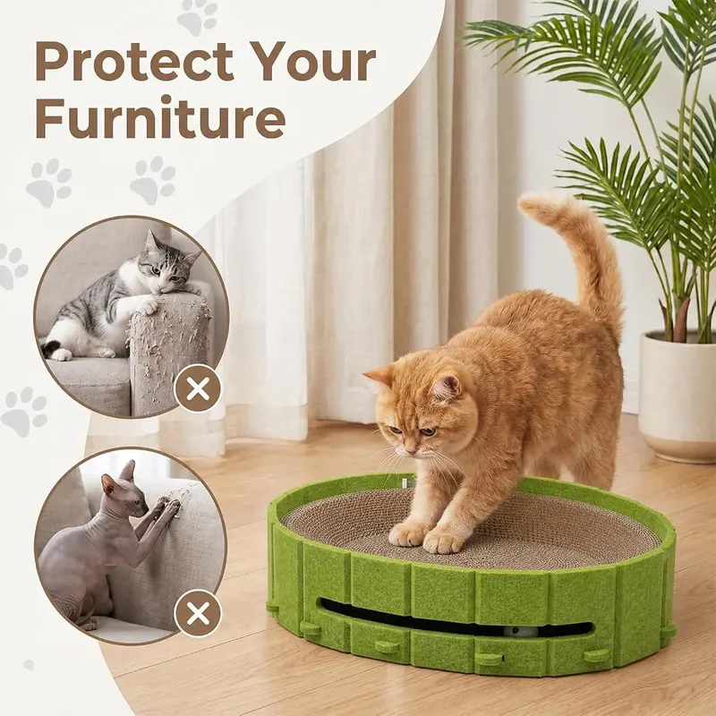 VOKINO Interactive Cat Scratcher Lounge Bed Heavy – product photo 7 of 7