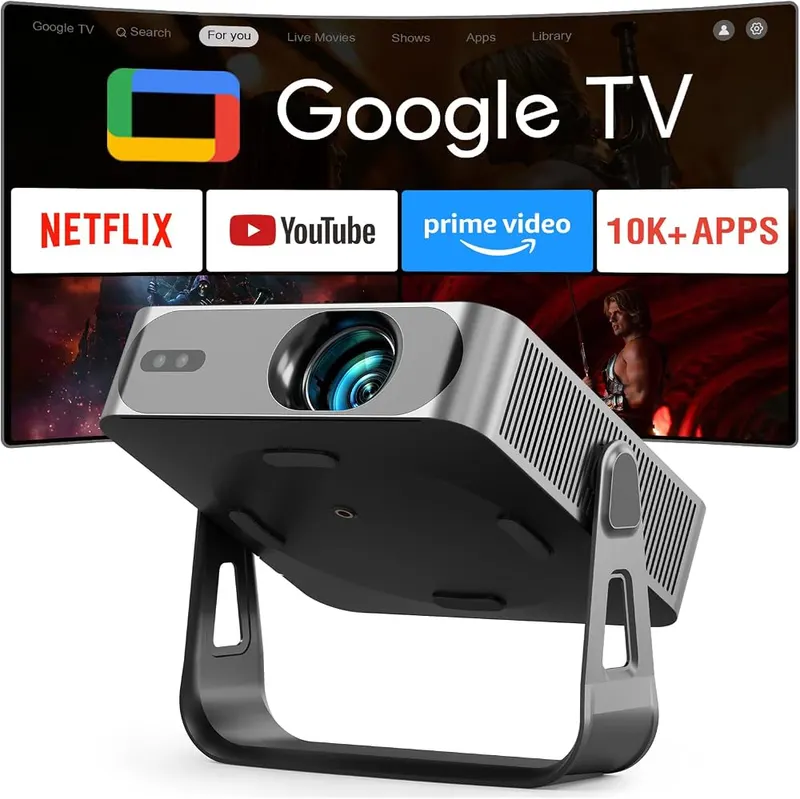VOPLLS Official Google TV- 4K Outdoor Smart in google tv black