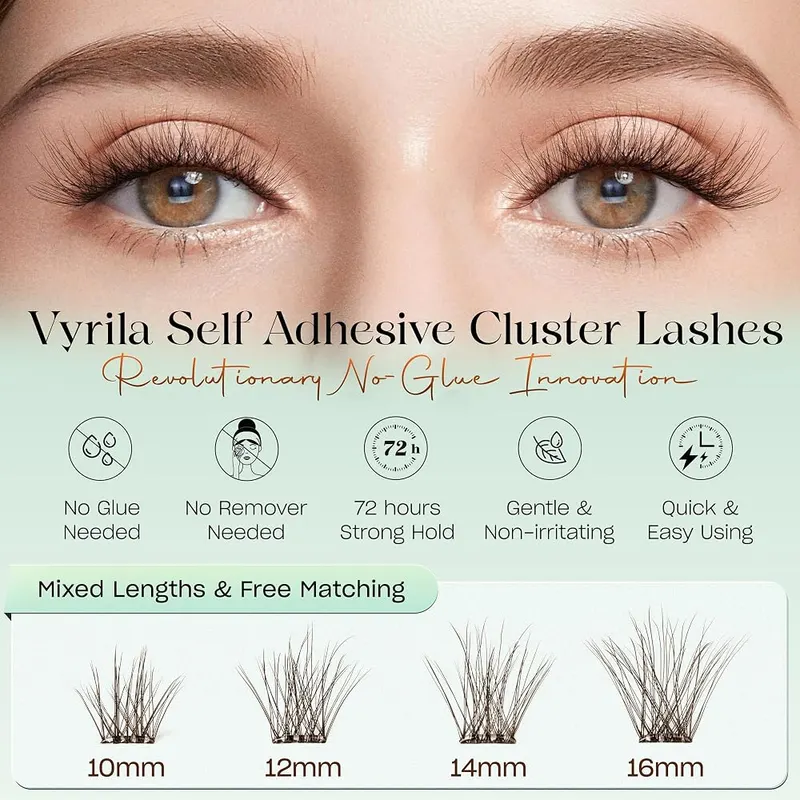 VYRILA Brown Lash Cluster Kit VY-PG-Hush(10-16)-Brown-ZE05 – product photo 8 of 8