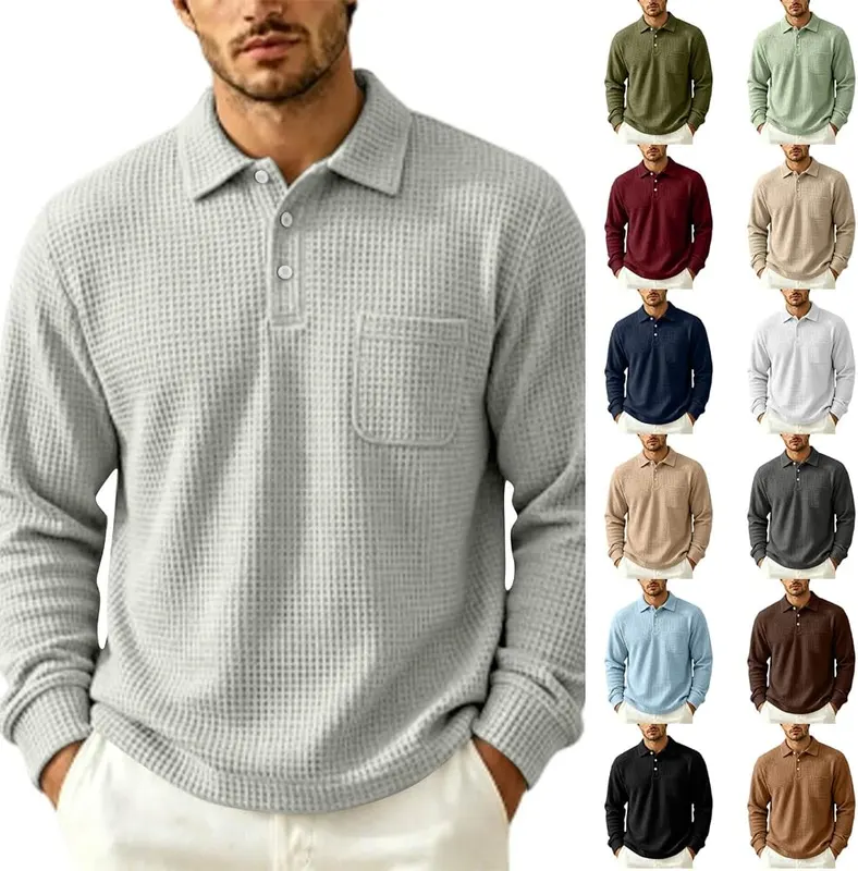 Waffle Henley Shirts