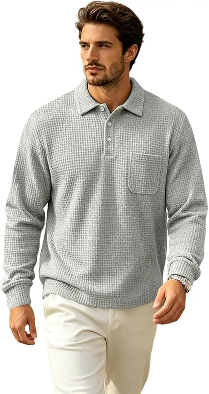 Waffle Henley Shirts – product photo 7 of 7