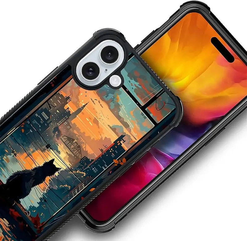 WANKBLC for iPhone 16 Case – Fashionable Pattern Design