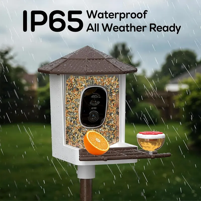wansview 2K Bird Feeder – Birdwatching gift idea