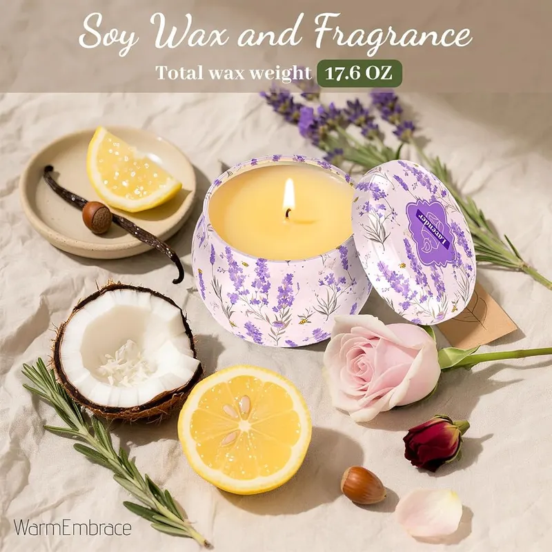 WarmEmbrace Scented Candles – Long-Lasting Burning