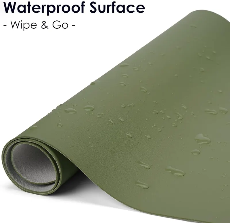 WAYBER Non-Slip Leather Desk Pad Protector Mouse – One Year Warranty