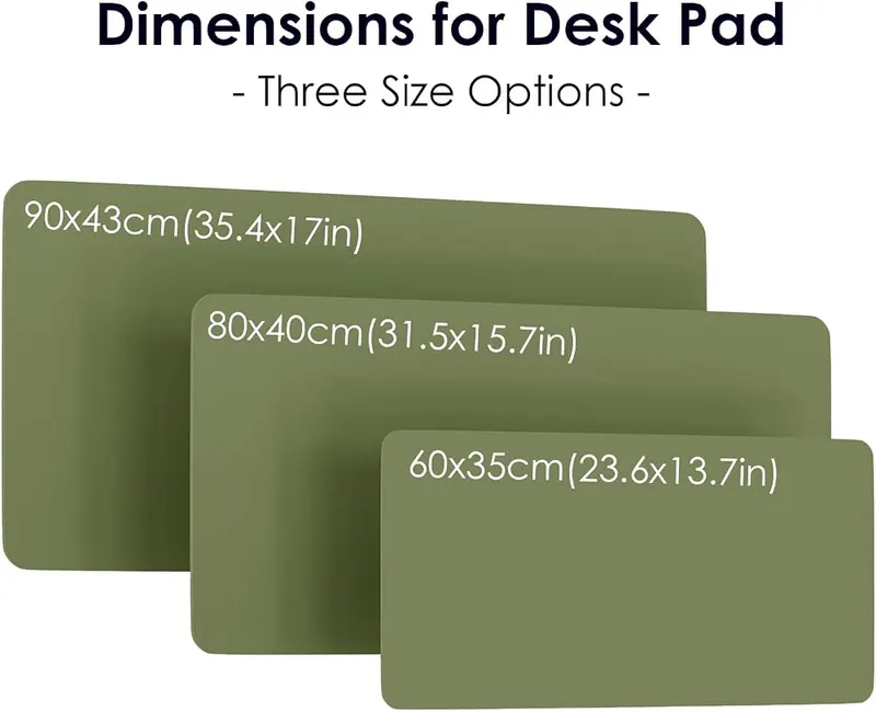 WAYBER Non-Slip Leather Desk Pad Protector Mouse – product photo 7 of 9