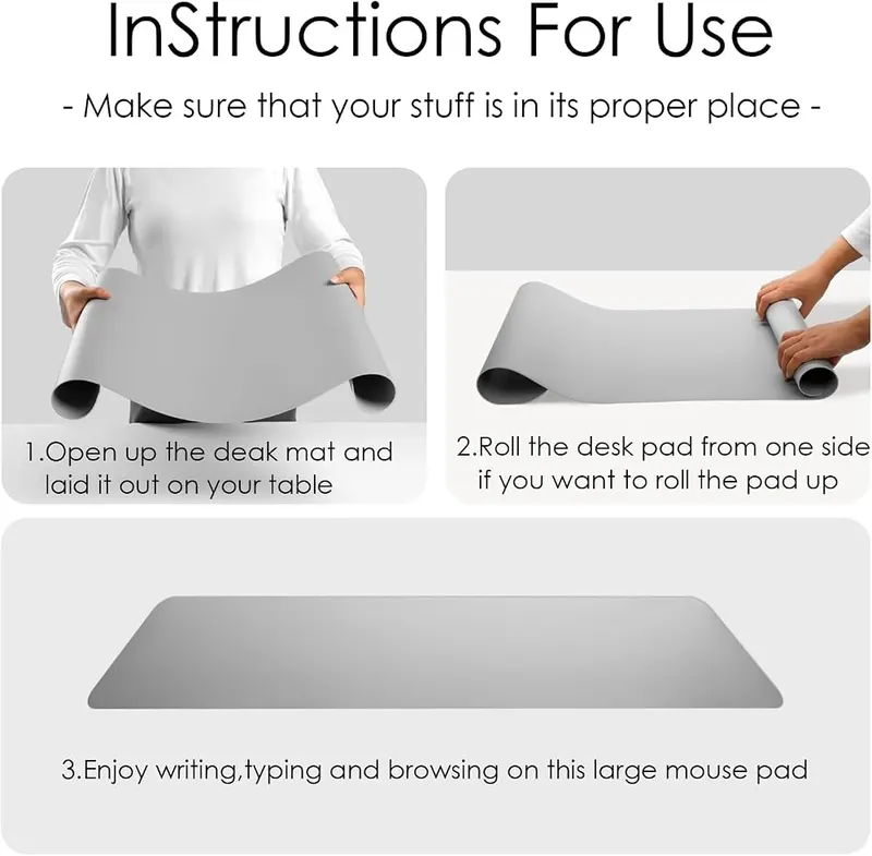 WAYBER Non-Slip Leather Desk Pad Protector Mouse – product photo 9 of 9