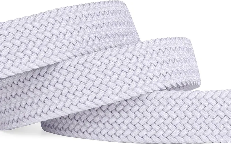 Weifert Men’s Stretch Woven 1.3″ Wide Elastic 2pack-black/White – The clasp will hold any where on