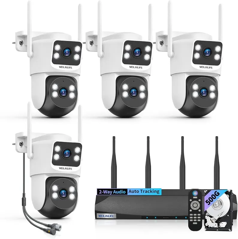 WEILAILIFE Wireless Security Camera System