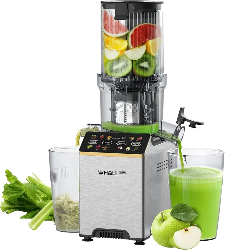 WHALLPRO Cold Press Juicer Gray in Gray