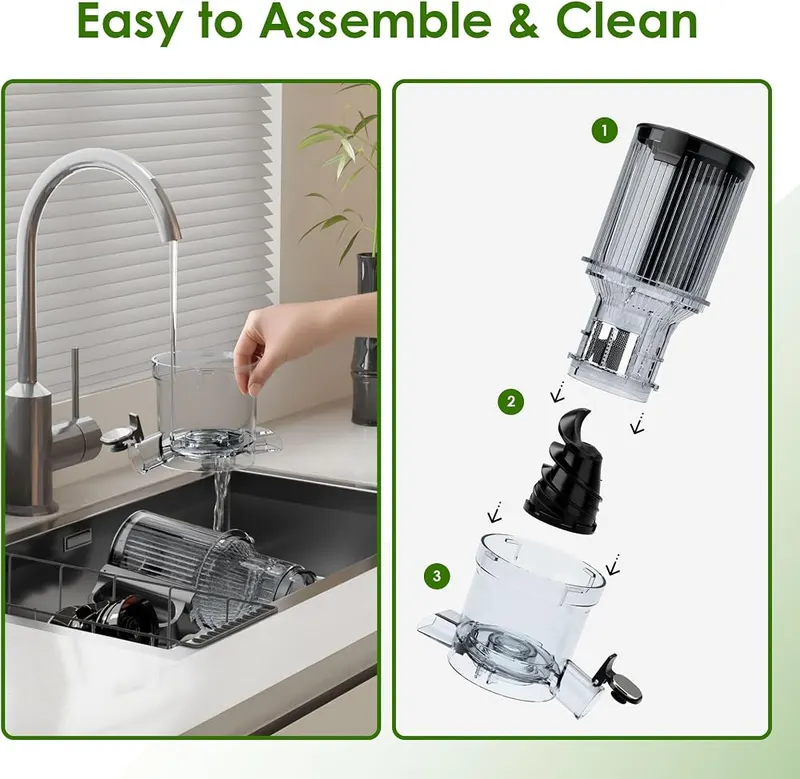 WHALLPRO Cold Press Juicer Gray – product photo 7 of 8