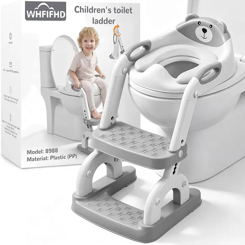 WHFIFHD Potty Training Toilet in Deep Gray