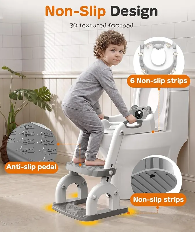 WHFIFHD Potty Training Toilet – Quick Assembly & Compact Storage:The potty training toilet