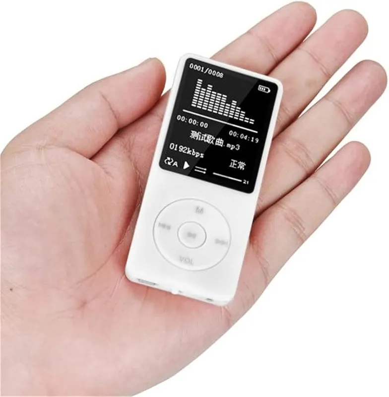 White Mini Mp3 Player Mp4 Player – product photo 3 of 5