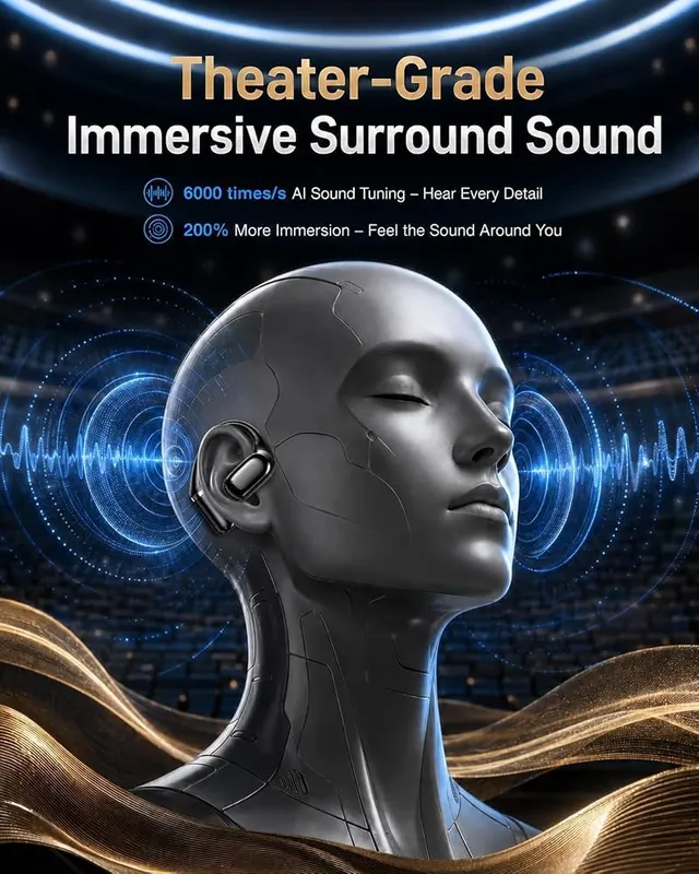 WHYKJTEK AI Translation Earbuds Real Time – Premium Sound and 3-in-1 Translation Earbuds