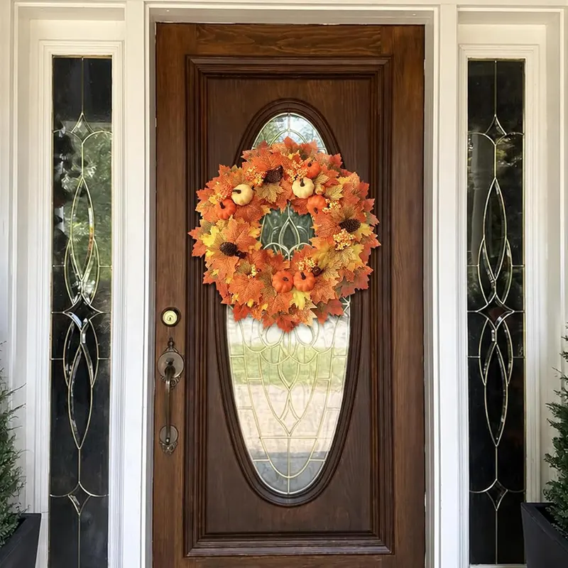 Wironlst 22 Inch Fall Wreaths – 22 inch fall wreath