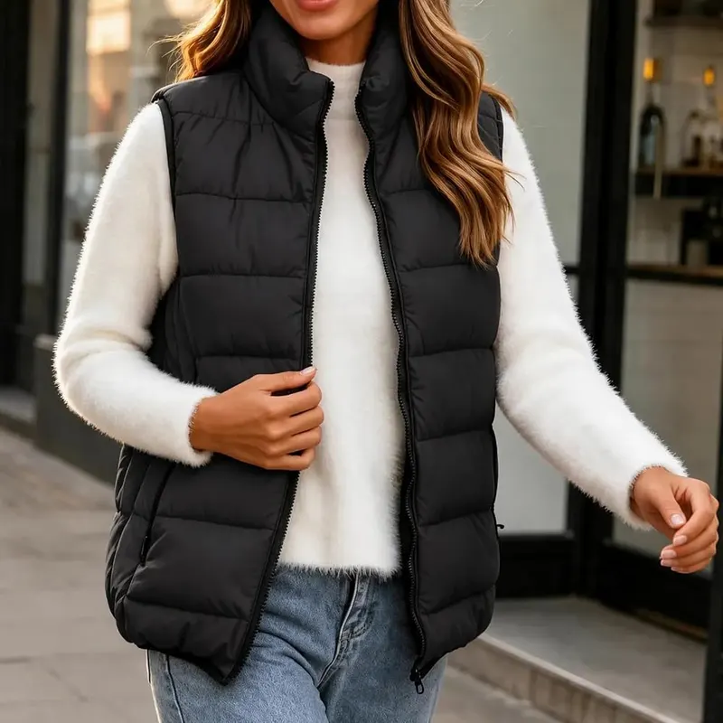 Wkishenl Womens Puffer Vests Lightweight Plus Size – product photo 2 of 6