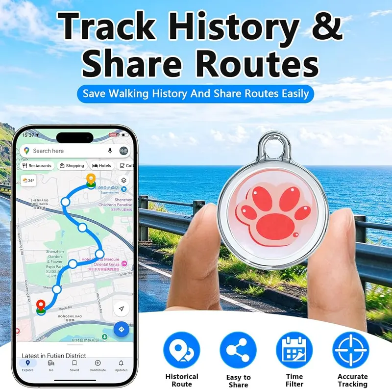 Wnrfg GPS Tracker for Dogs – Zero monthly subscription fees required