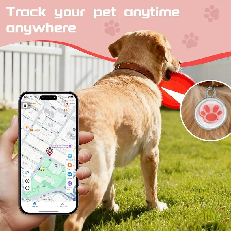 Wnrfg GPS Tracker for Dogs – IP68 waterproof housing design