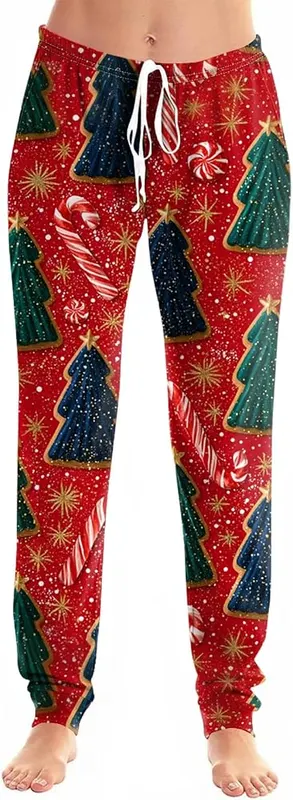 Womens Christmas Pajama Pants Soft Comfy Stretchy – product photo 2 of 5