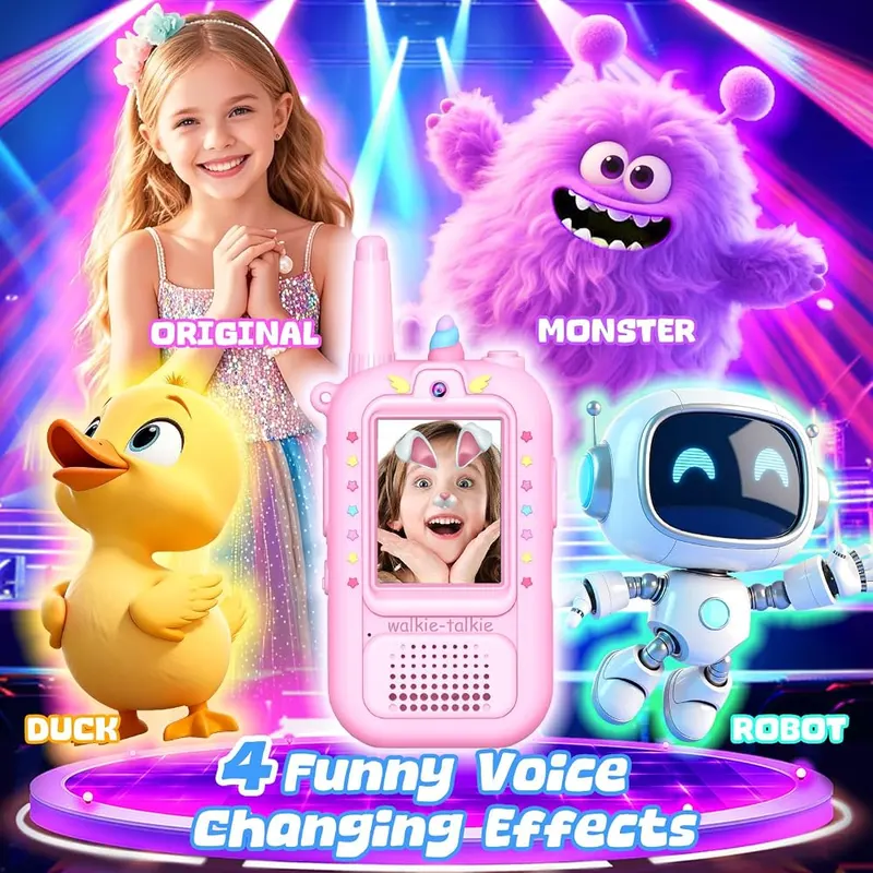 Wootoy Video Walkie Talkies – Built for indoor and outdoor play