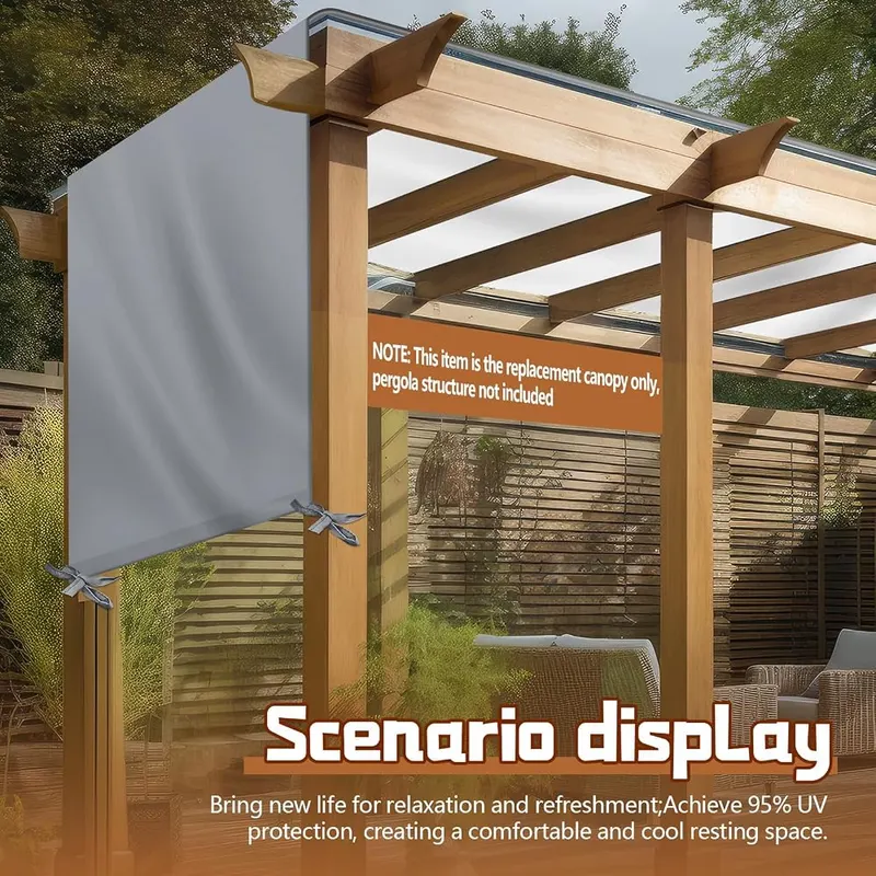 Wowangce Universal Pergola Replacement Canopy Outdoor Canopy – product photo 7 of 7