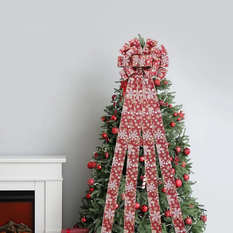 WRAPAHOLIC Large Christmas Tree Topper Bow – product photo 7 of 7