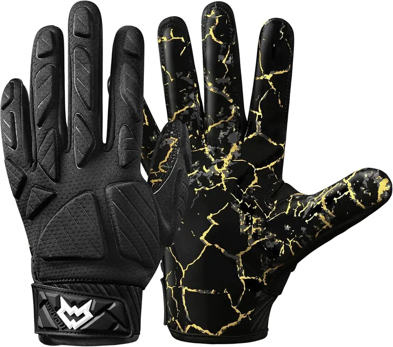 WVVOU Padded Football Gloves