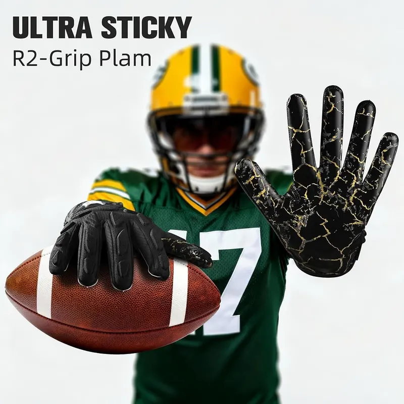 WVVOU Padded Football Gloves – Padded football gloves