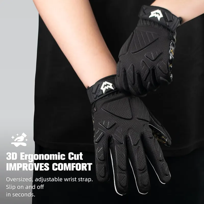 WVVOU Padded Football Gloves – Lineman and receiver use