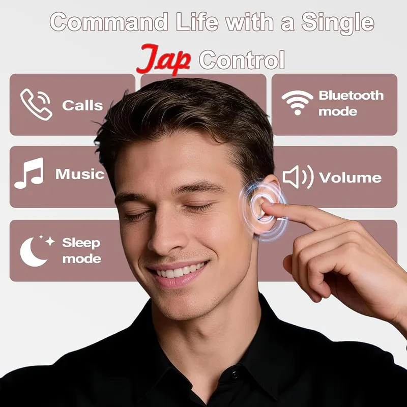 WXQZXO Sleep Earbuds Bluetooth 6.0 in Ear – Long Battery Life – Worry-Free Use Day and Night