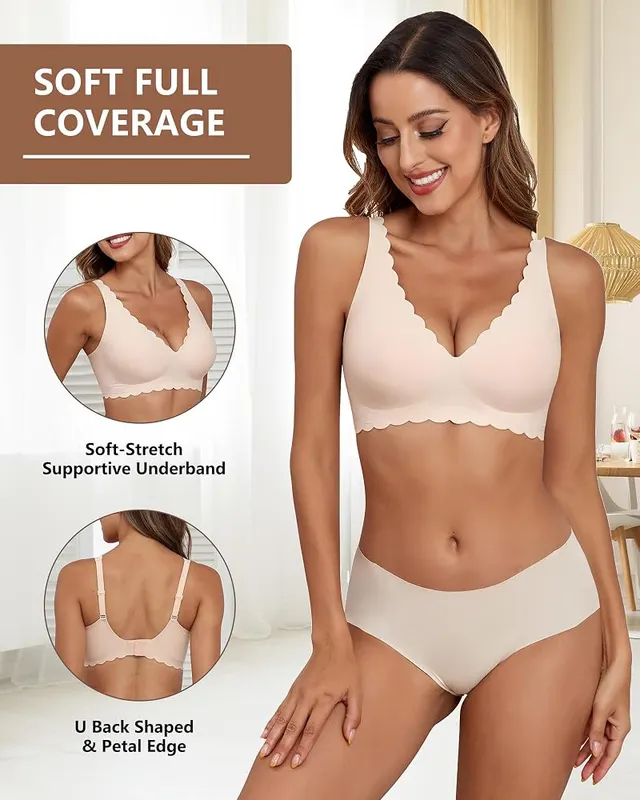 Xcutting Bras – Wireless no-underwire design