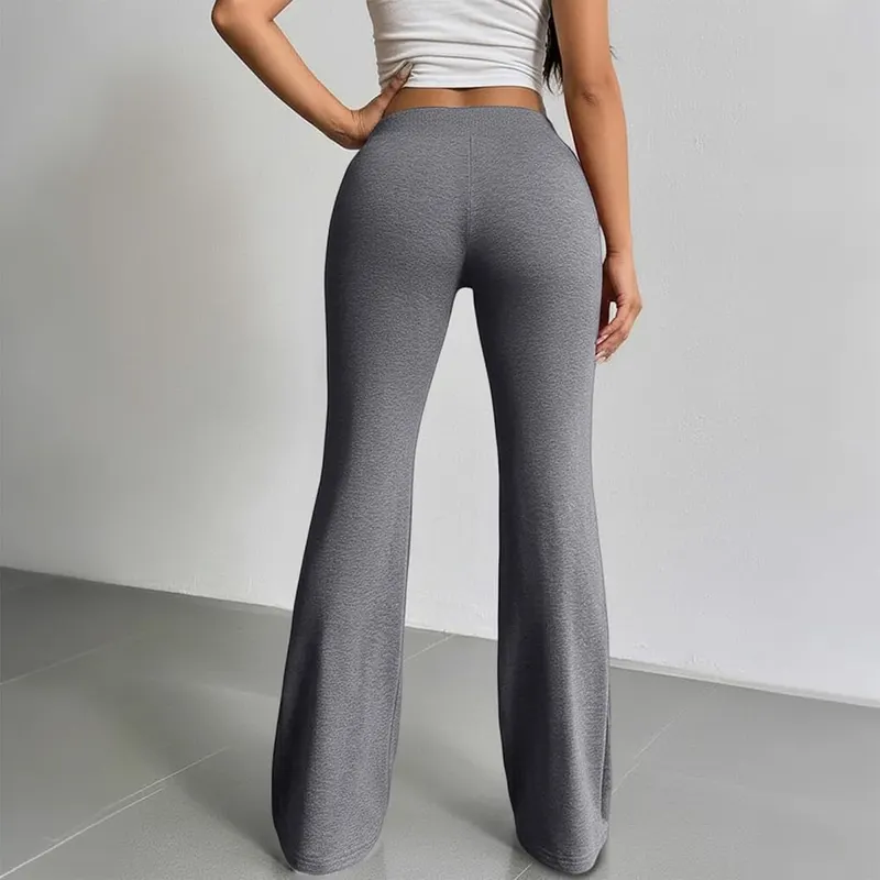XINGJIAARTS Flare Leggings – High elastic waist design
