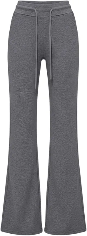 XINGJIAARTS Flare Leggings – Soft stretch polyester blend