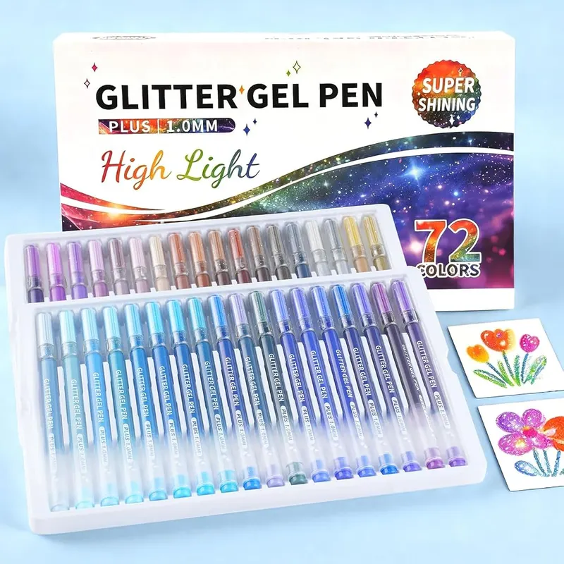 Xmusk Glitter Gel Pen – Odorless and non toxic materials