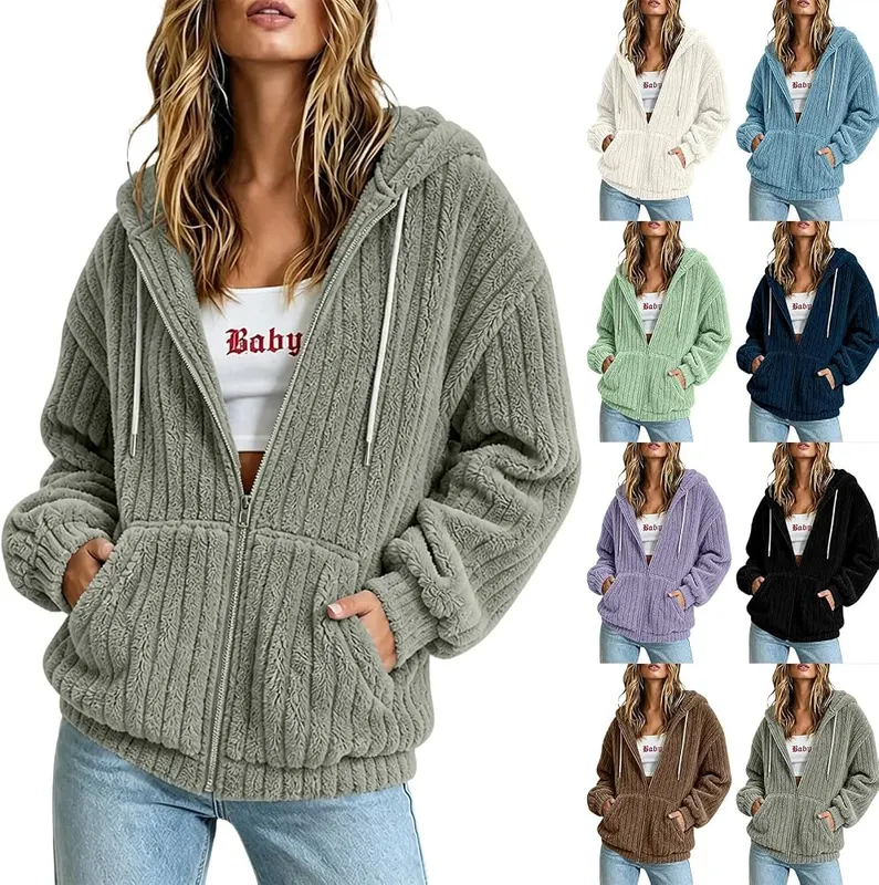 XOGWVJ Fleece Jackets #Y01-gray in #Y01-gray