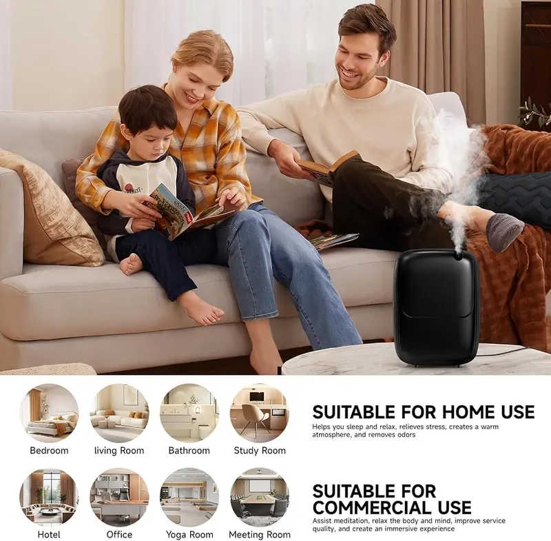 Xoxocos Waterless Essential Oil Diffuser 3000sq.ft – Wall mount or freestanding