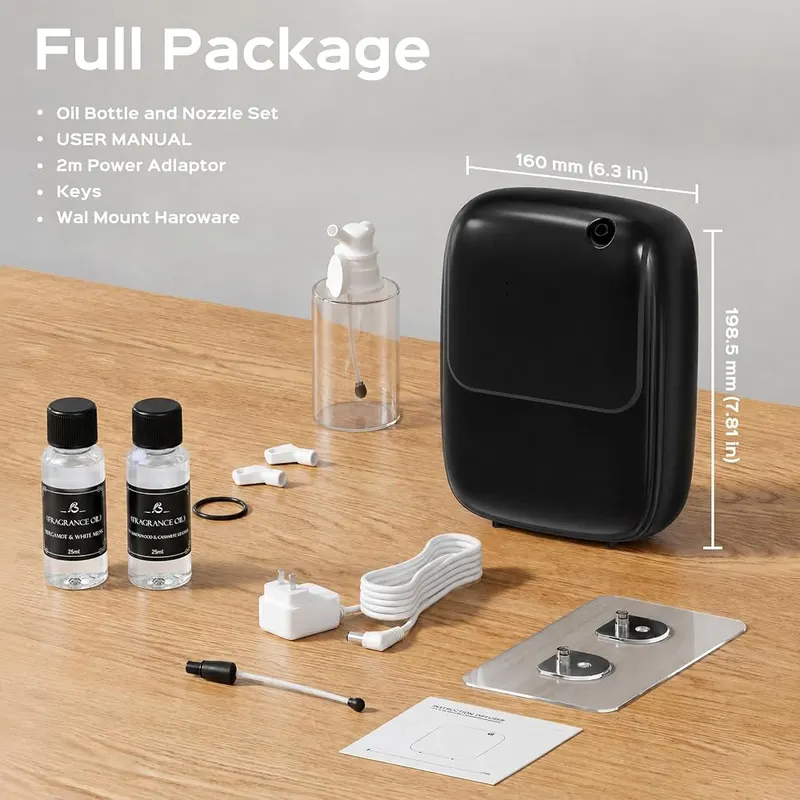Xoxocos Waterless Essential Oil Diffuser 3000sq.ft – Adjustable mist intensity